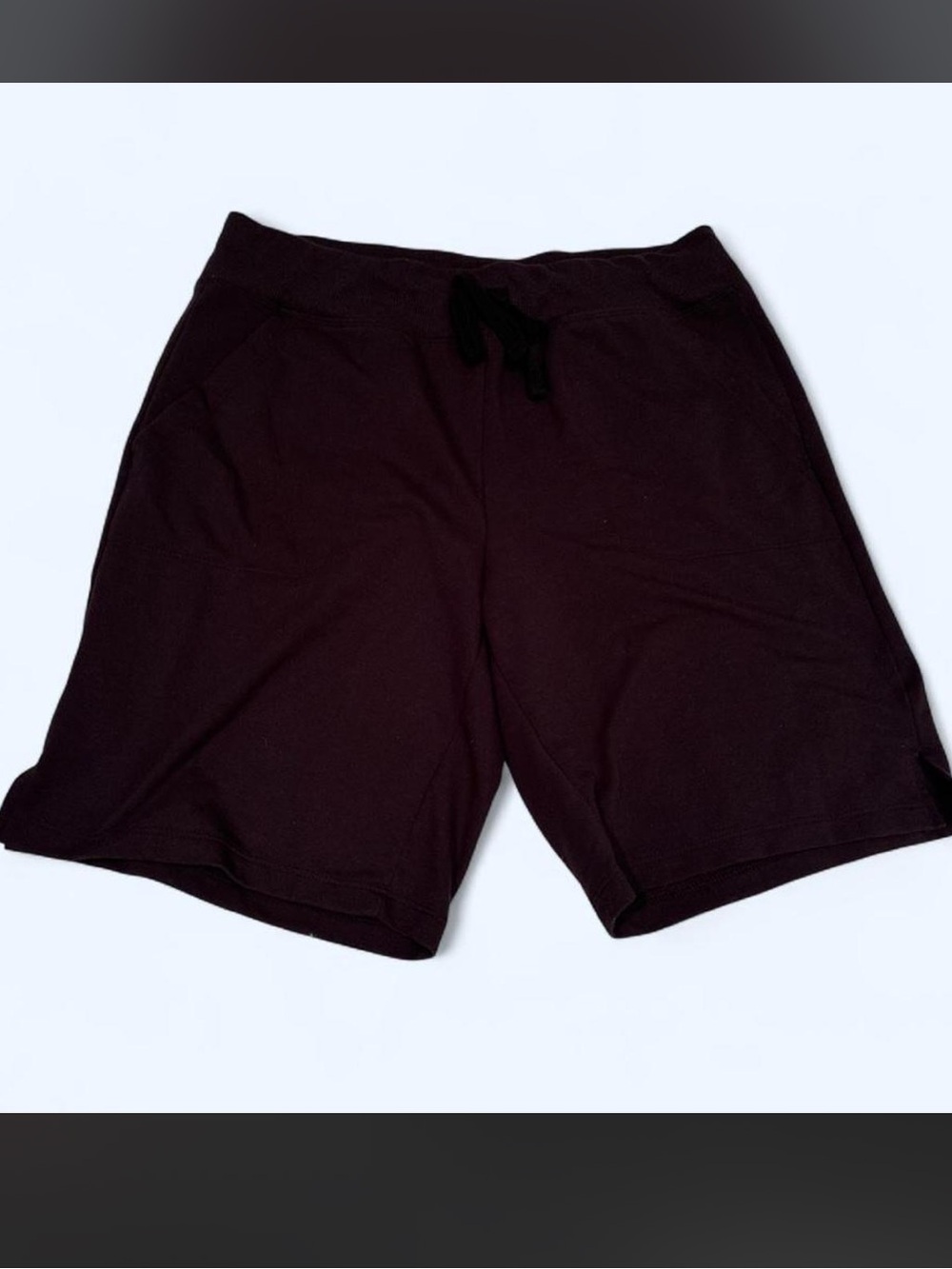 Black Drawstring Casual Shorts